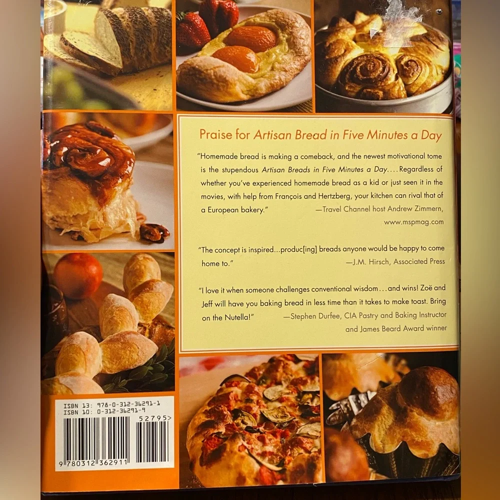 Artisan Bread in Five Minutes a Day recipe Book Hardback